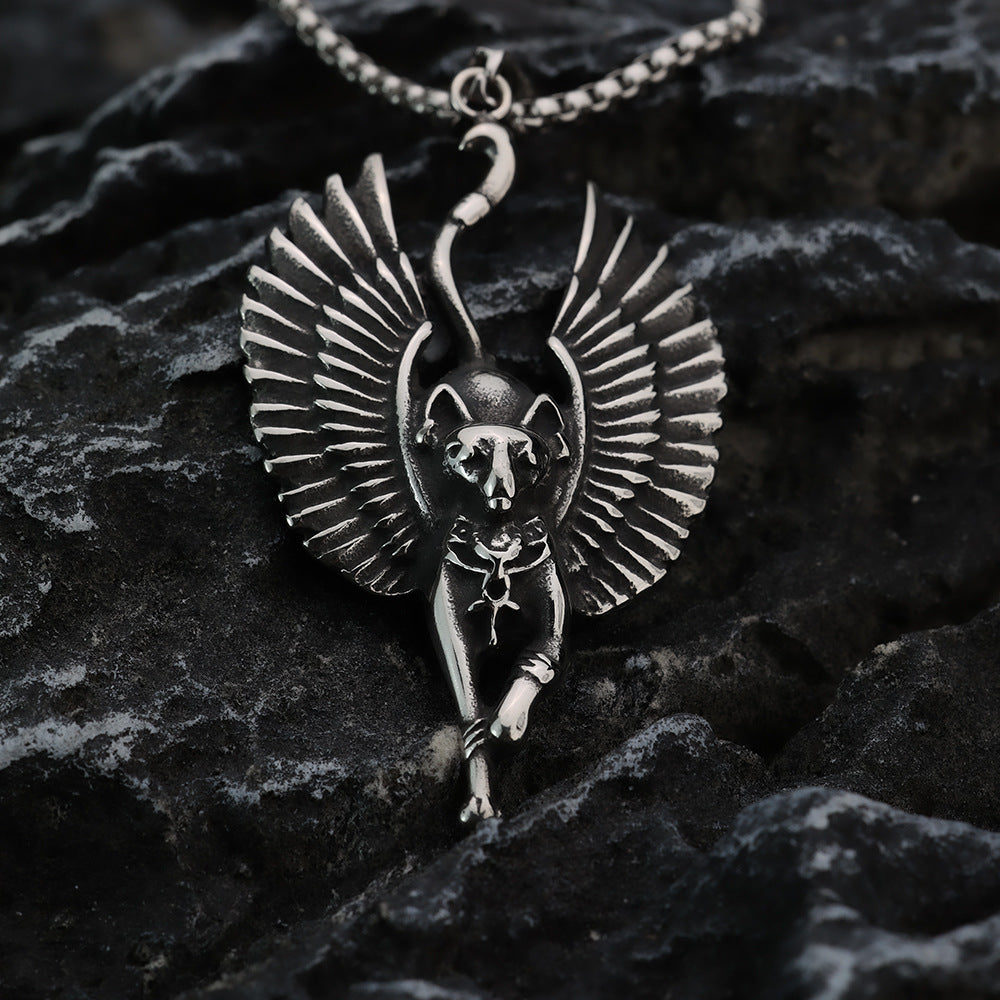 European And American Retro Stainless Steel Men's Pendant Necklace