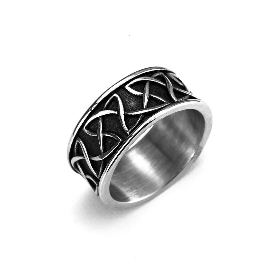 Amazon Personalized Viking Men's Stainless Steel Ring Jewelry