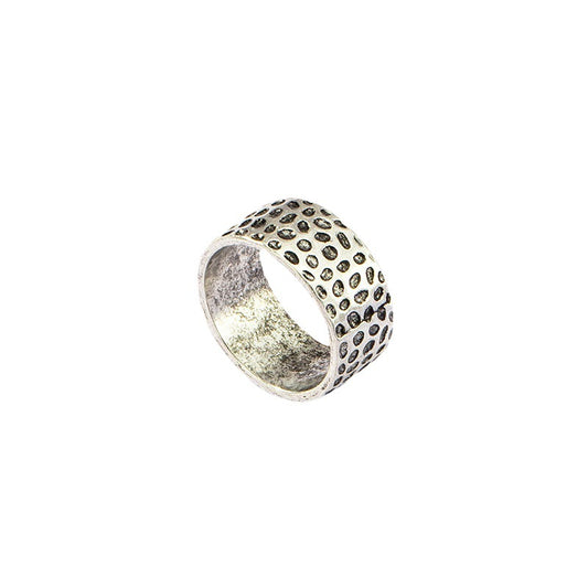 Vintage-Inspired Wide Face Ring - Vienna Verve Collection
