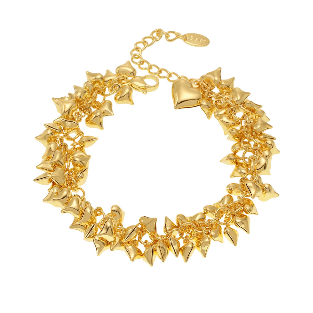 Planderful Pendant Bracelet For Her Love Stainless Steel