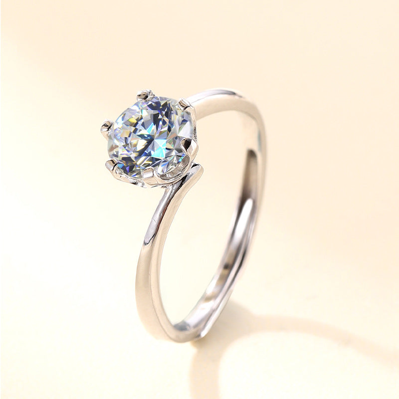 One-Carat D-Color Women's Ring