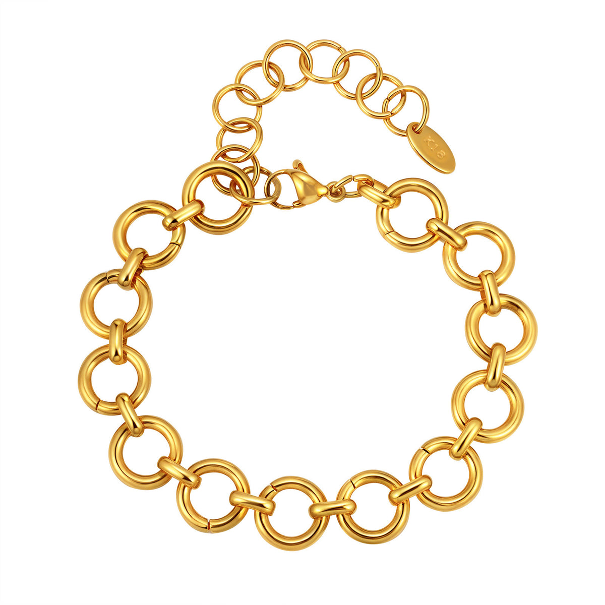 And Interlocking Bracelets Stainless Steel Bracelet Unisex