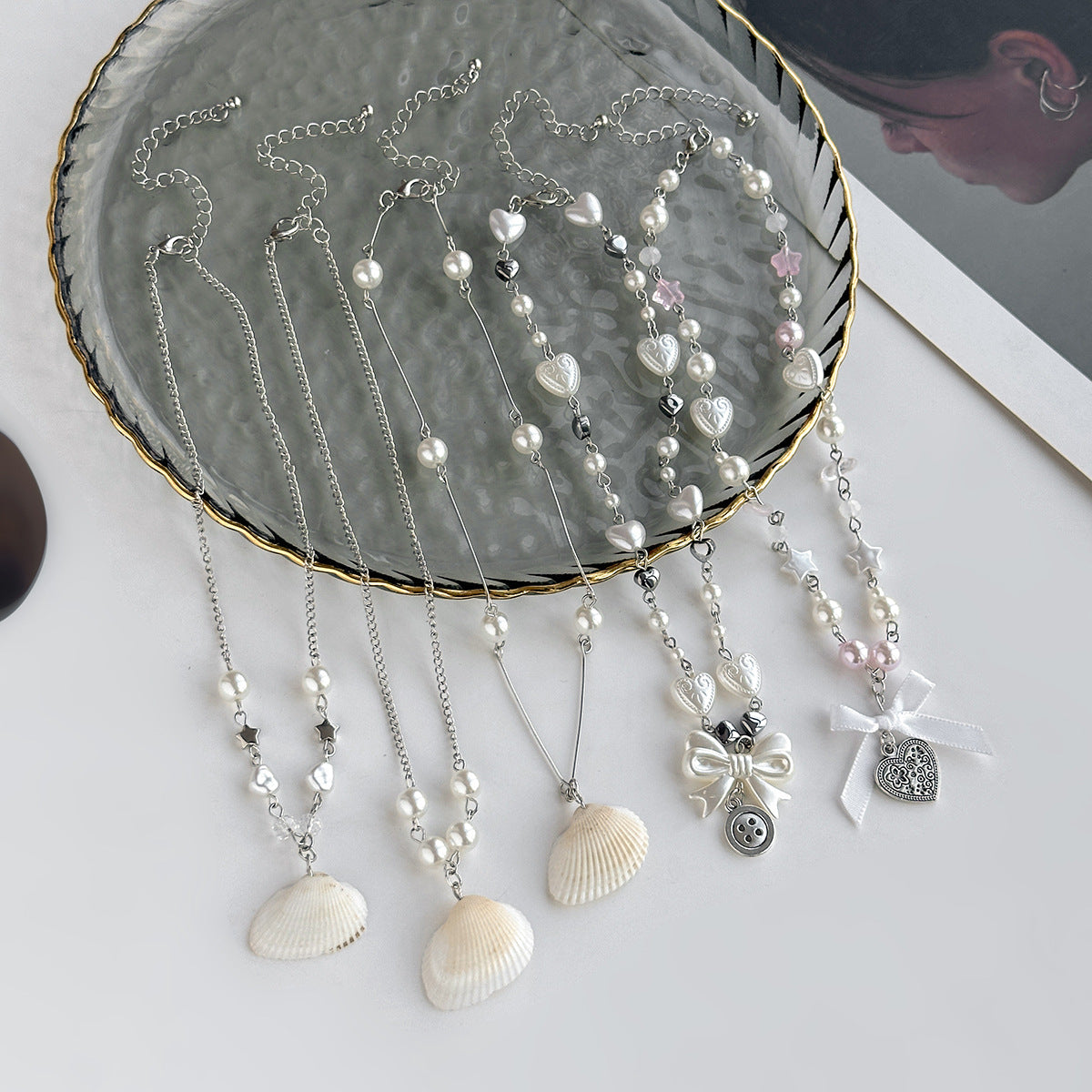 Planderful Vienna Verve Necklace – Cute Retro Coin Heart-Shaped Design