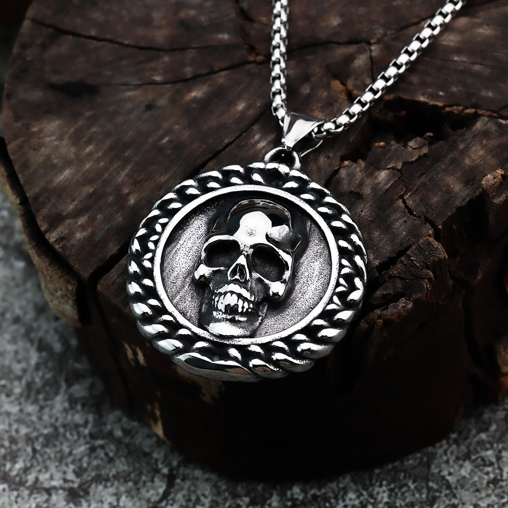 Cross-Border Nordic Viking Skull Pendant Jewelry for Men