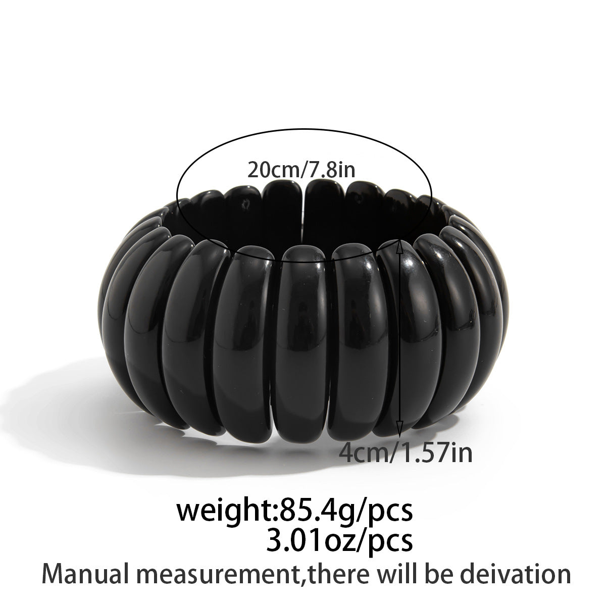 Planderful Vienna Verve Personalized Color Matching Bracelet For Women Elastic Wide Statement Jewelry