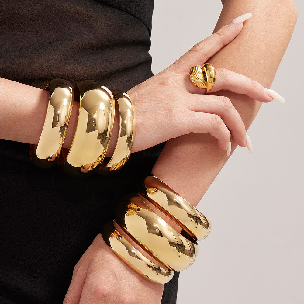 Planderful Everyday Genie Stainless Steel Polished Bracelet