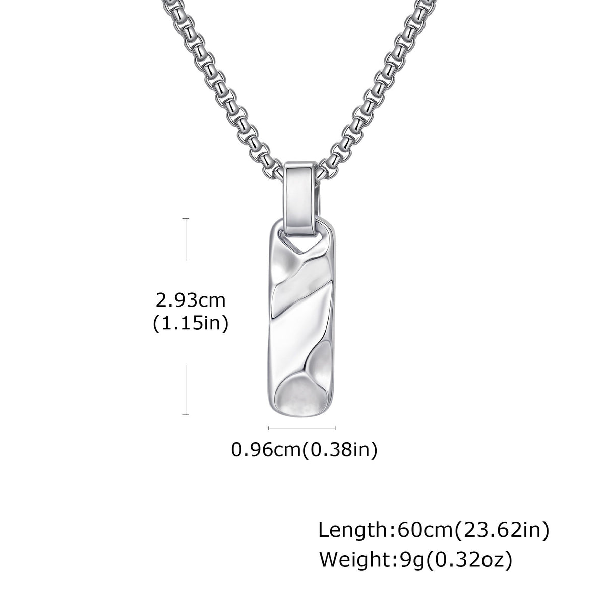 Geometric Stainless Steel Pendant Unisex