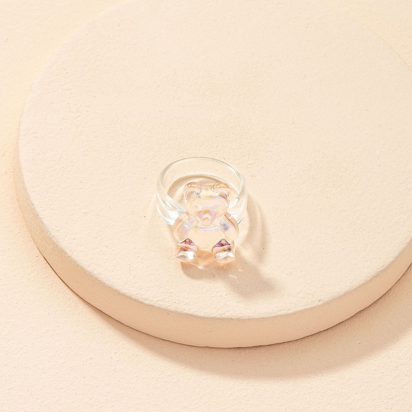 Bear Charm Resin Ring - Vienna Verve Collection