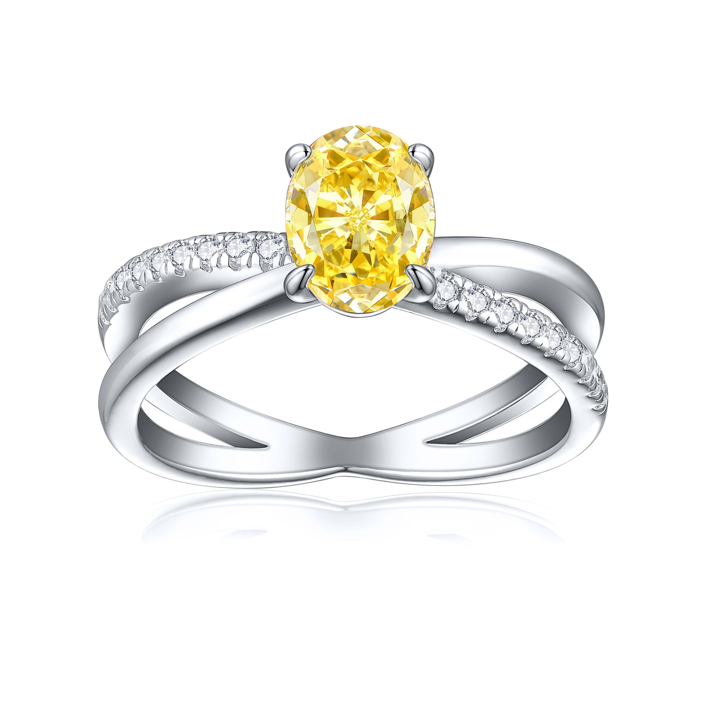 Premium 925 Sterling Silver 1.5ct Flame Ice Flower Cut Ring