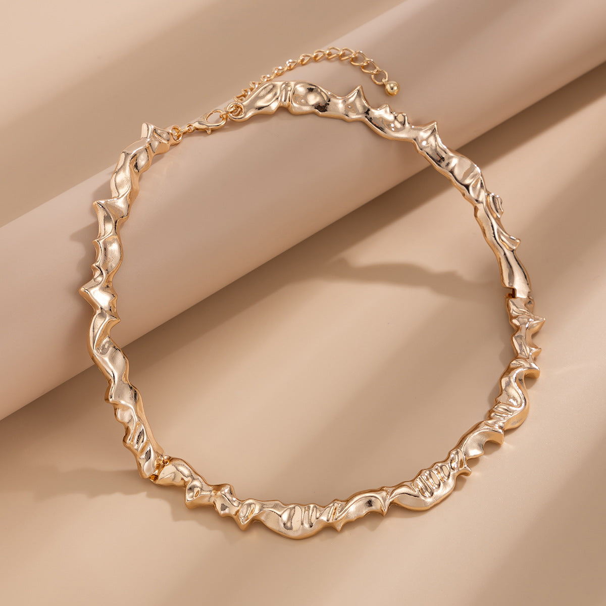 Planderful Vienna Verve Necklace – Unique Irregular Geometric Design