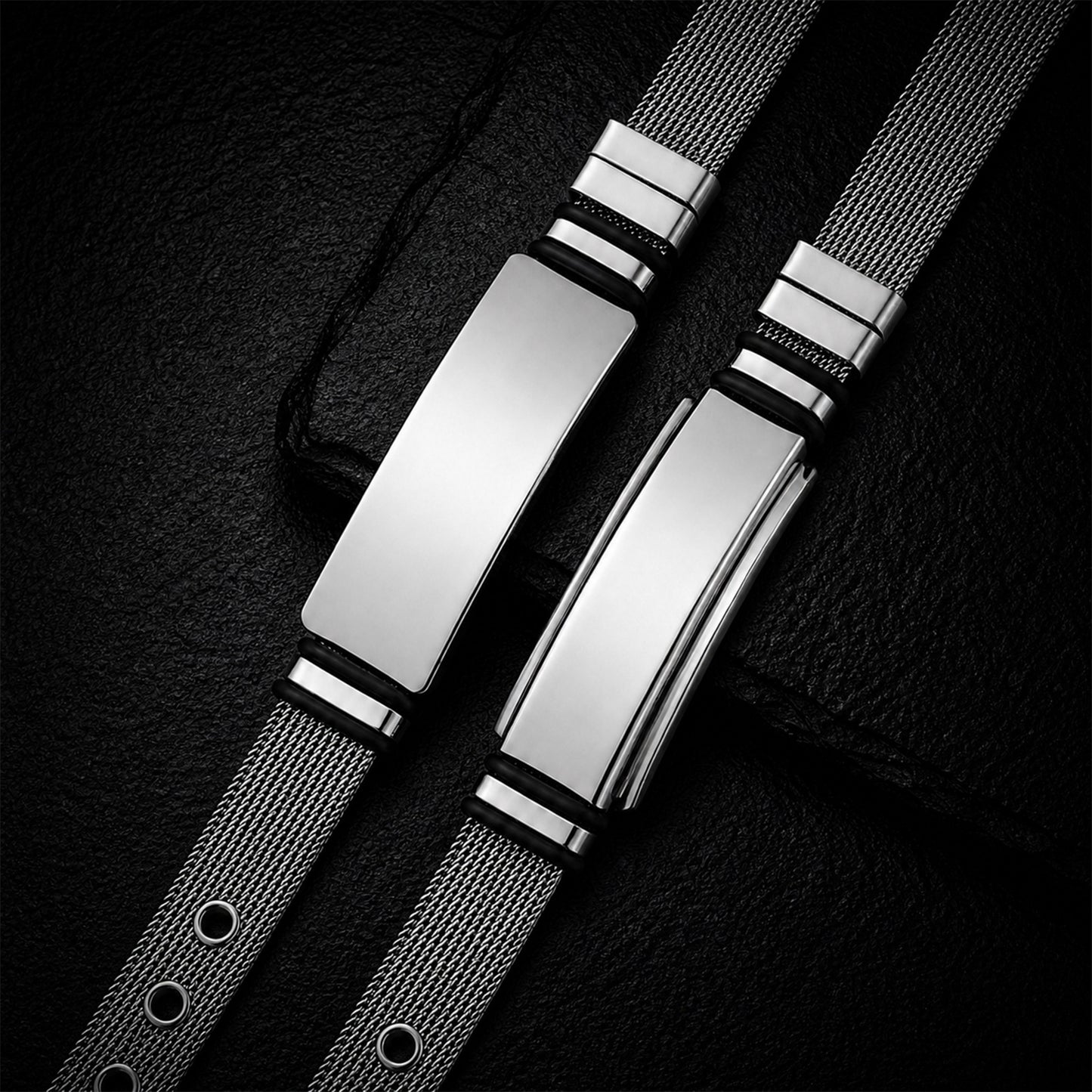 Planderful Everyday Genie Adjustable Stainless Steel Couple Bracelet Unisex Gift For Him And Her