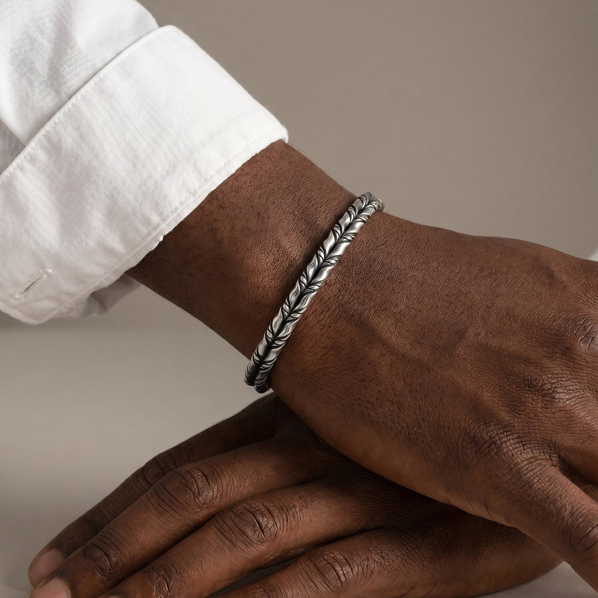 Vintage Stainless Steel Bracelet