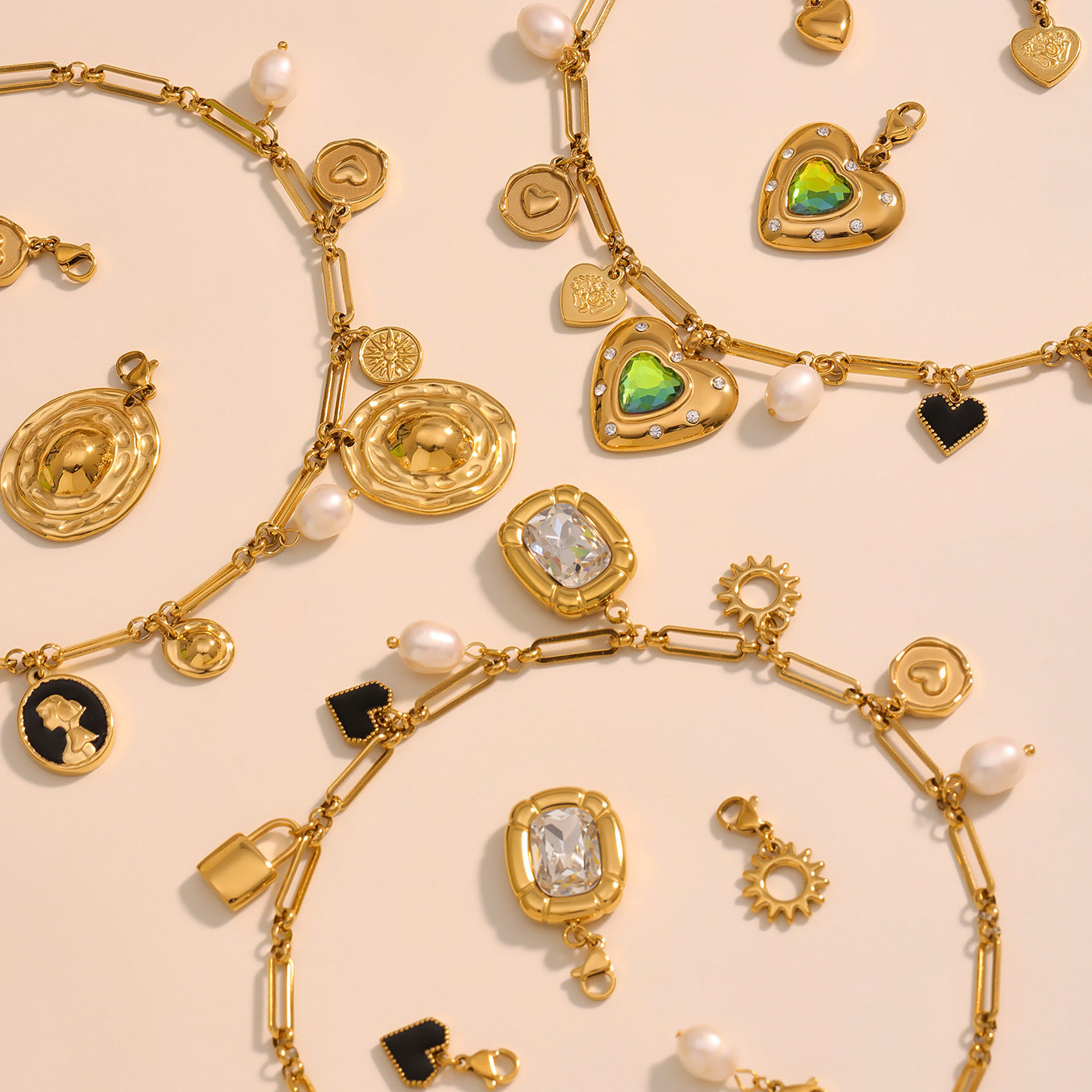 Planderful Everyday Genie For Women Zircon Necklace Pearl