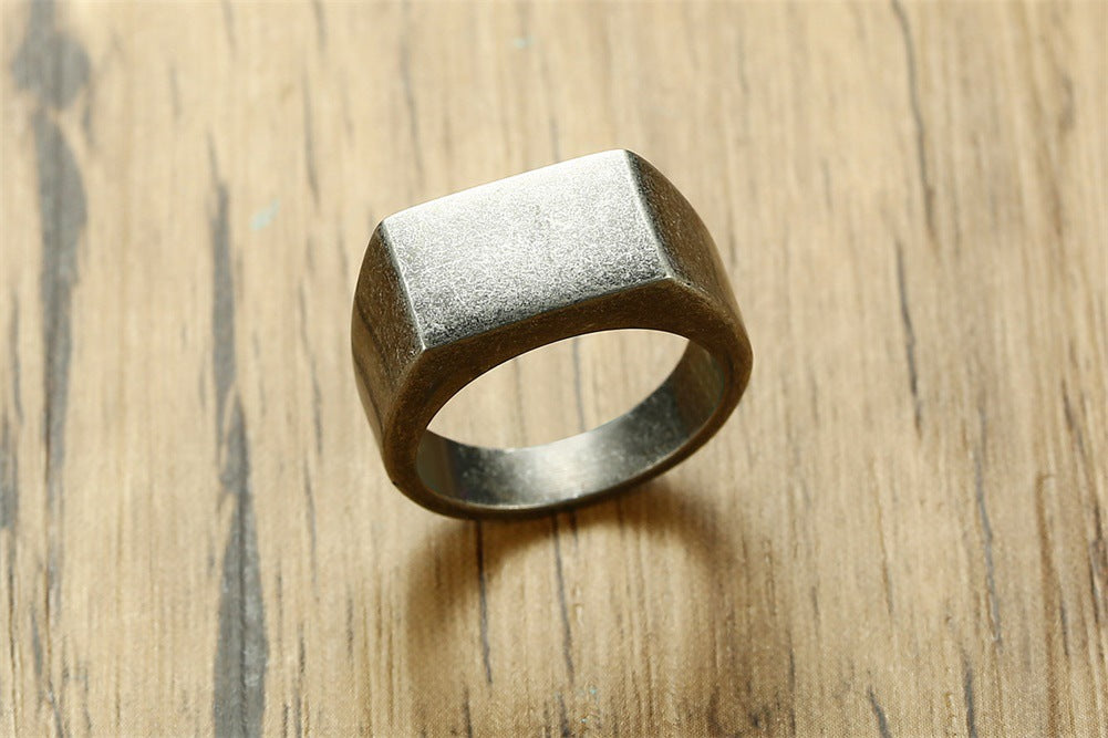 New Product Launch Stainless Steel Simple Casting Ring