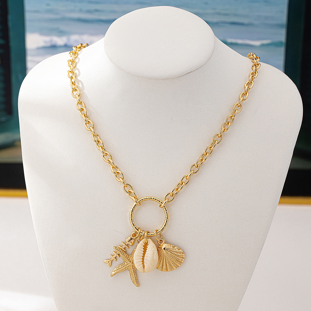 Planderful Vienna Verve Necklace – Elegant Ocean-Inspired Design