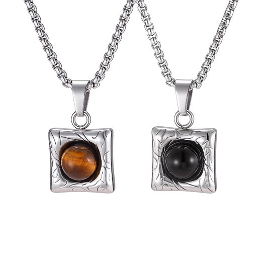Black Stainless Steel Pendant