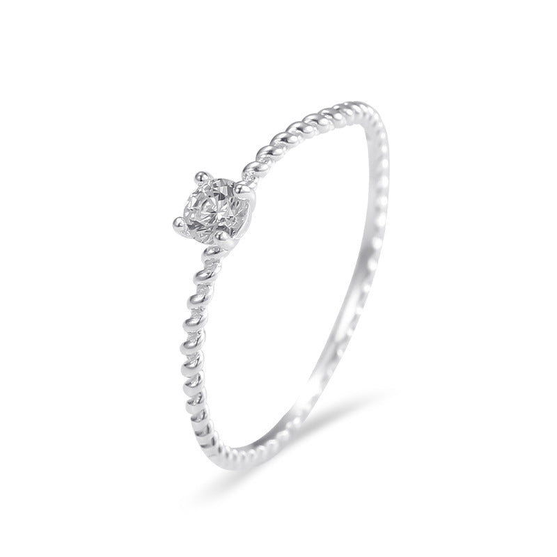 Minimalist Solid 925 Sterling Silver Ring