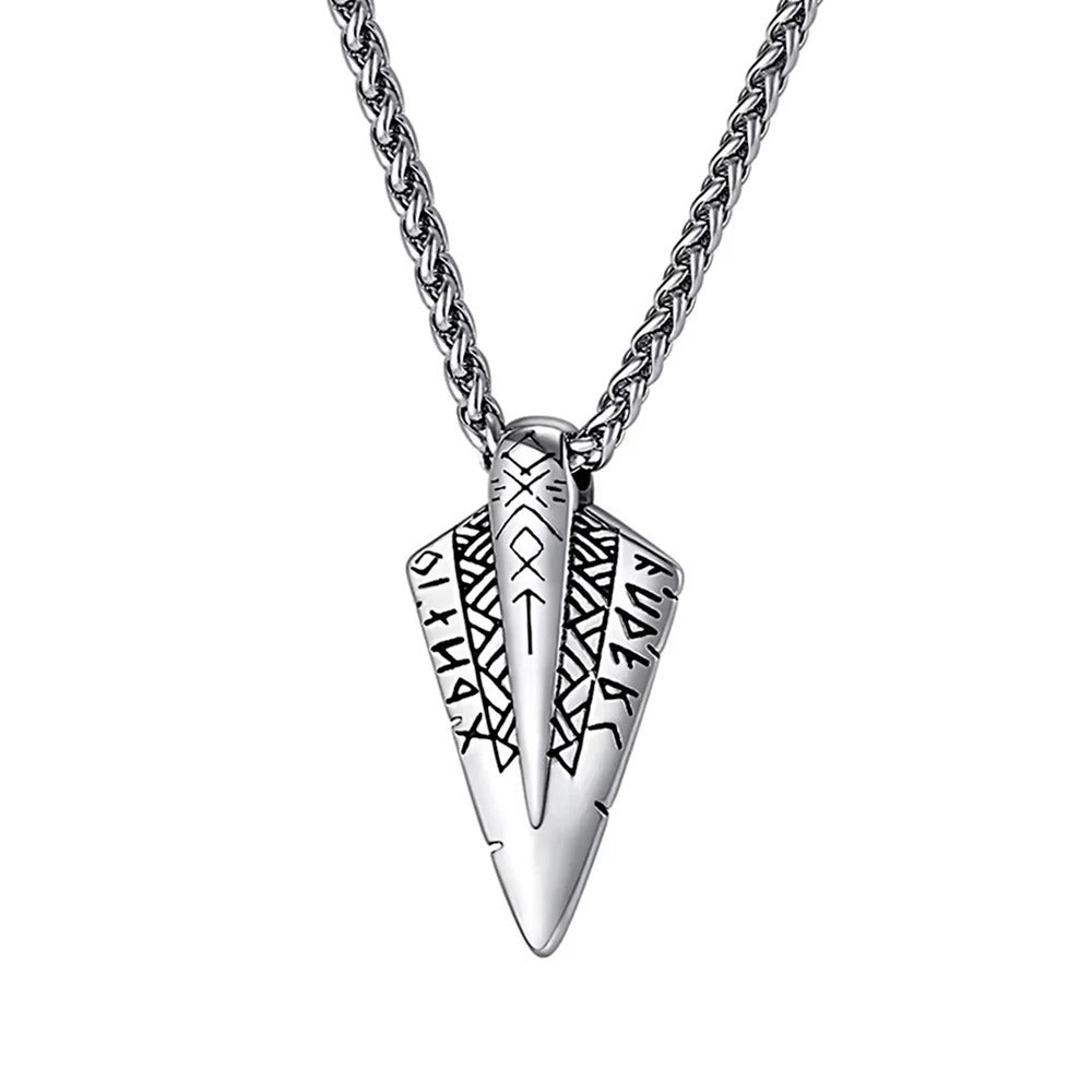 Punk Viking Dagger Stainless Steel Men's Pendant Necklace
