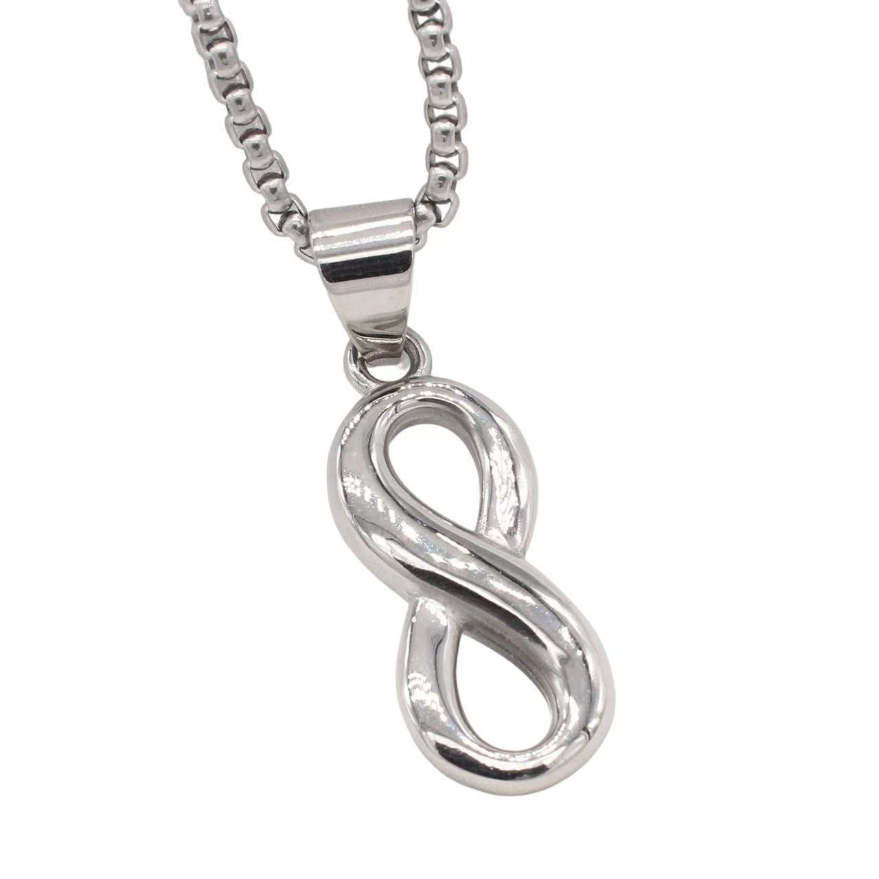 Planderful Jewelry Personalized Men's Vintage Pendant in Steel European Inspired