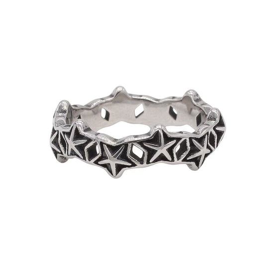 Planderful Jewelry Titanium Steel Ring Unisex Minimalist Band For Everyday Wear Elegant Grooming Accessory