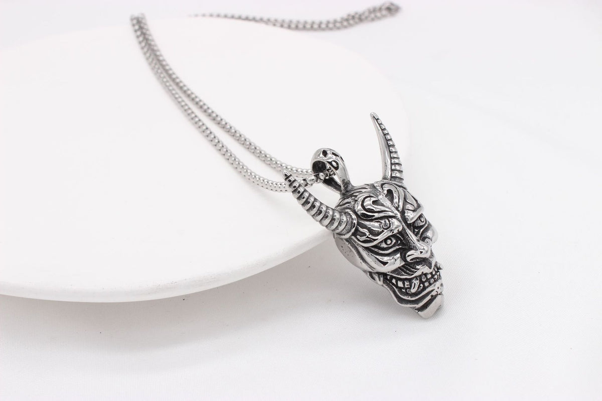 Longhorn Monster Titanium Steel Pendant Necklace