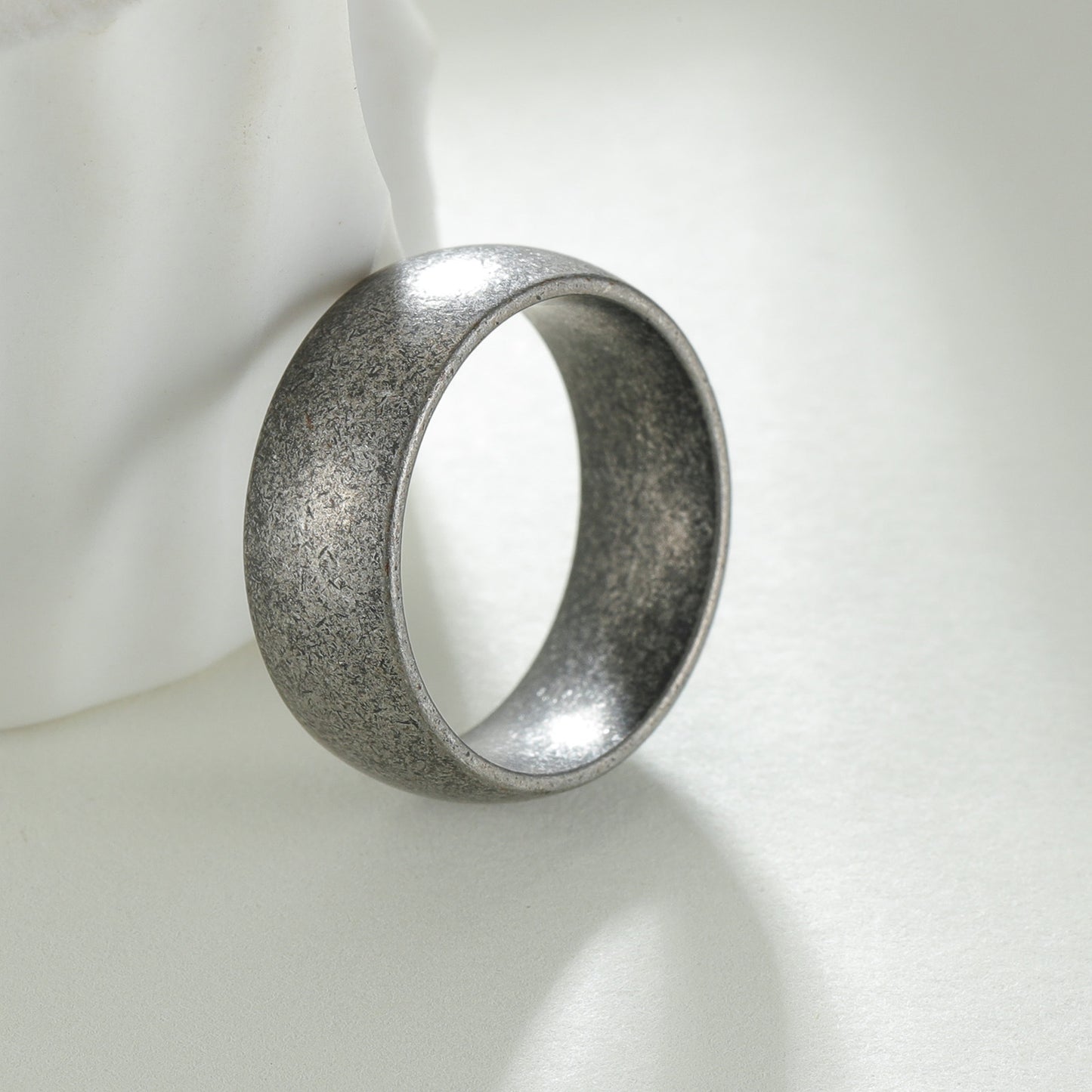 Stainless Steel Ring For Men Unisex Retro Vintage Shield Durable Planderful Collection Everyday Genie