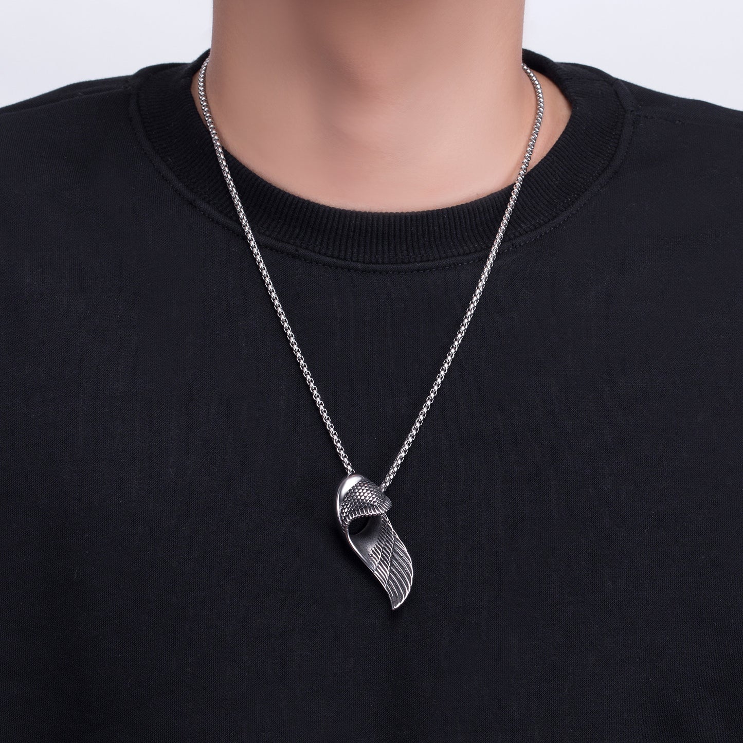 Steel Necklace Statement Hip Hop Punk Pendant For Men Planderful Everyday Genie Collection