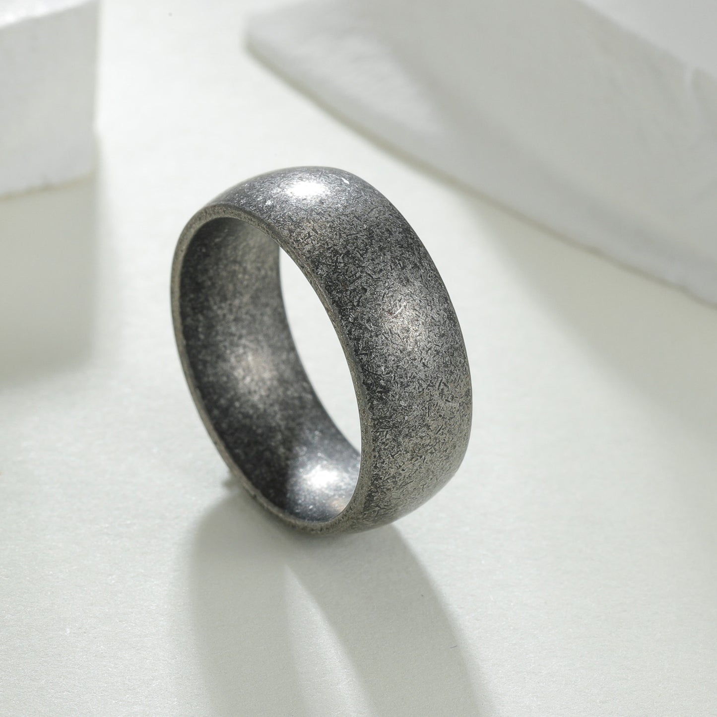 Stainless Steel Ring For Men Unisex Retro Vintage Shield Durable Planderful Collection Everyday Genie