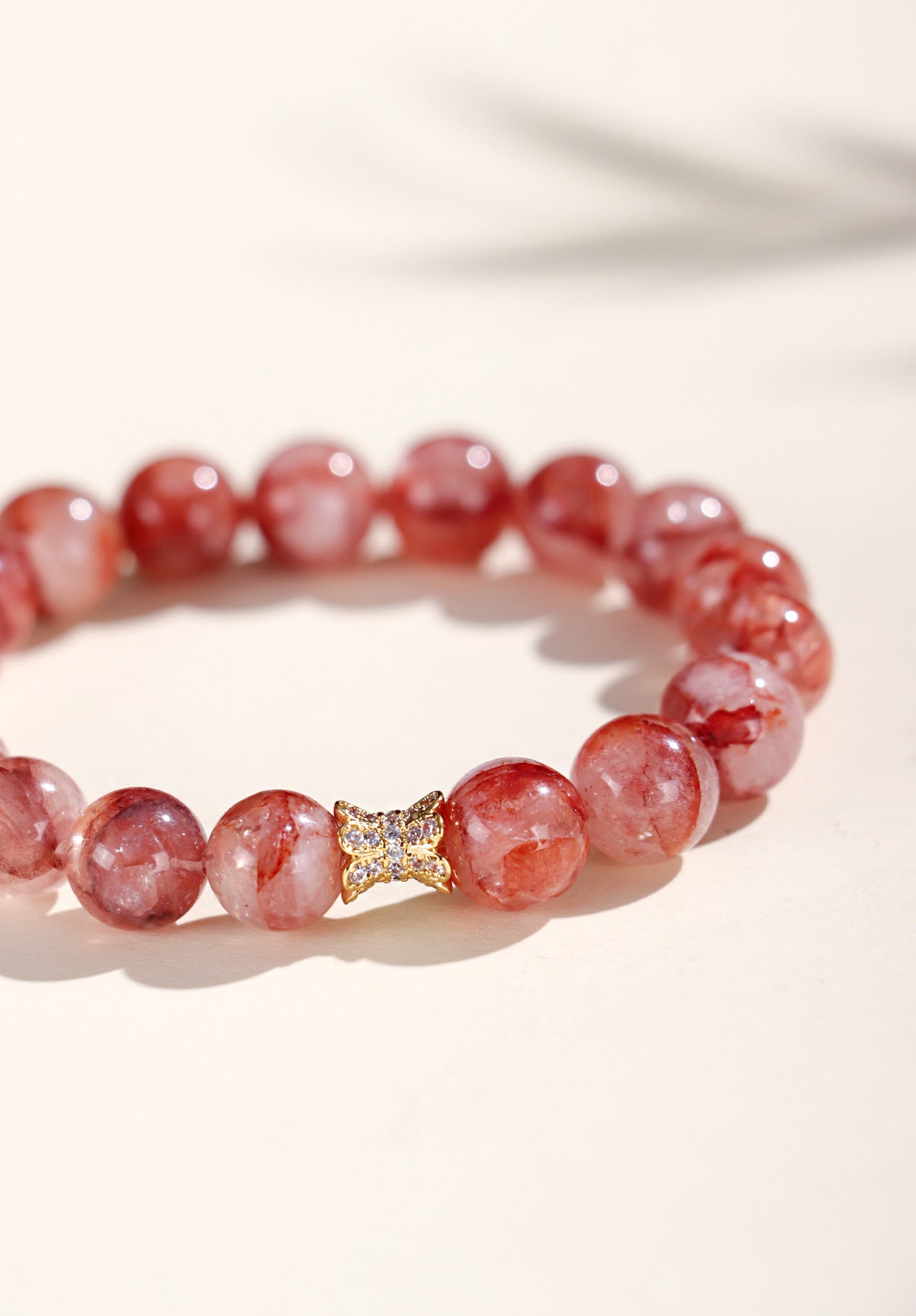 Planderful Fortune's Favor Bracelet – Elegant Red Beaded Design for Stylish Gifting