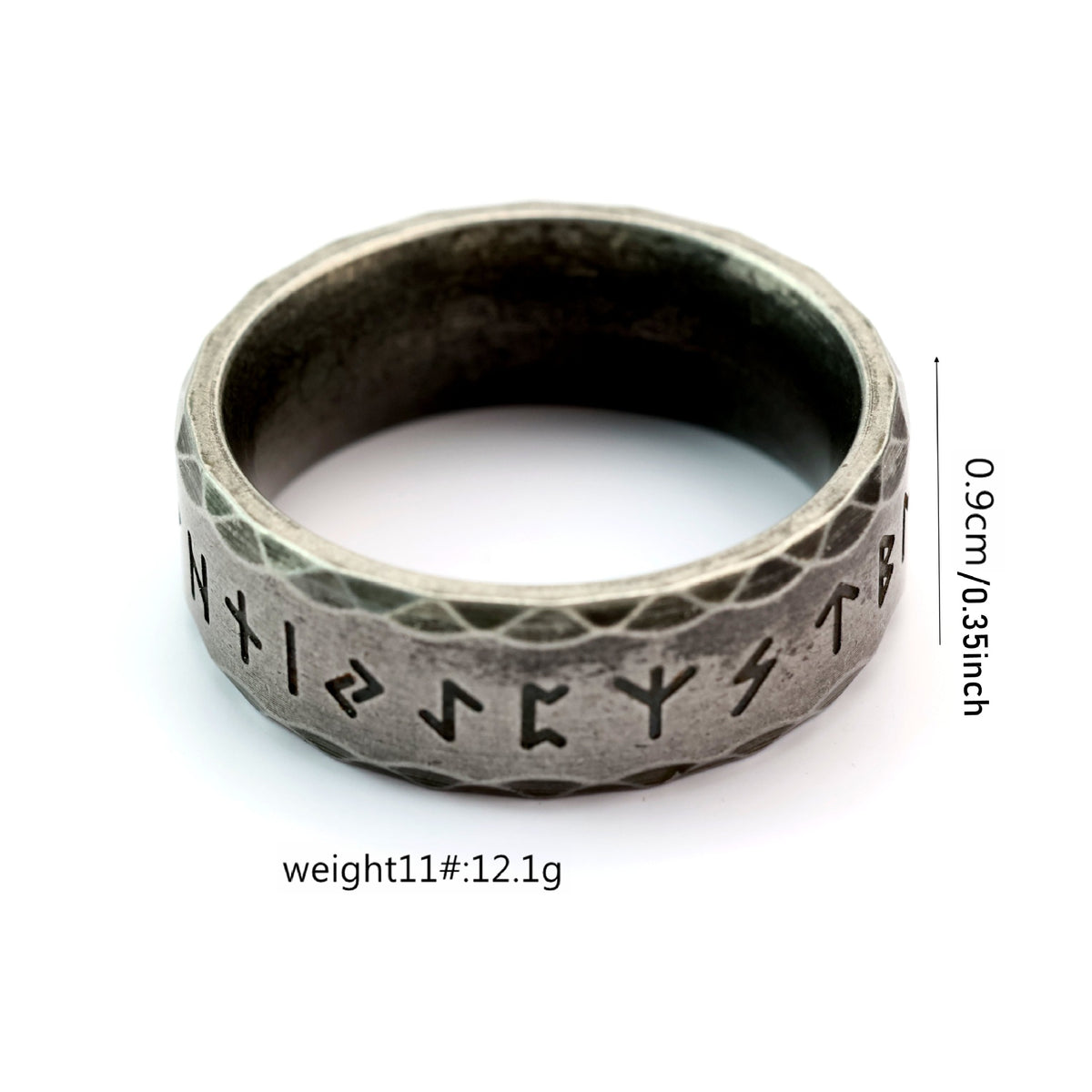 Vintage Viking Stainless Steel Men's Ring