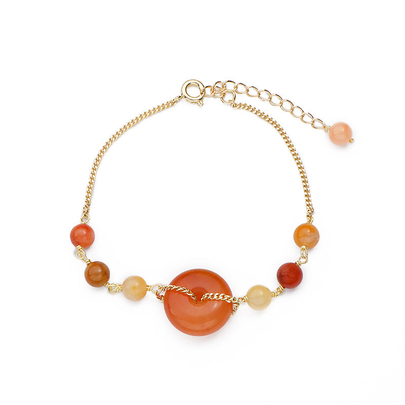 Fortune's Favor Sterling Silver Jade Bracelet