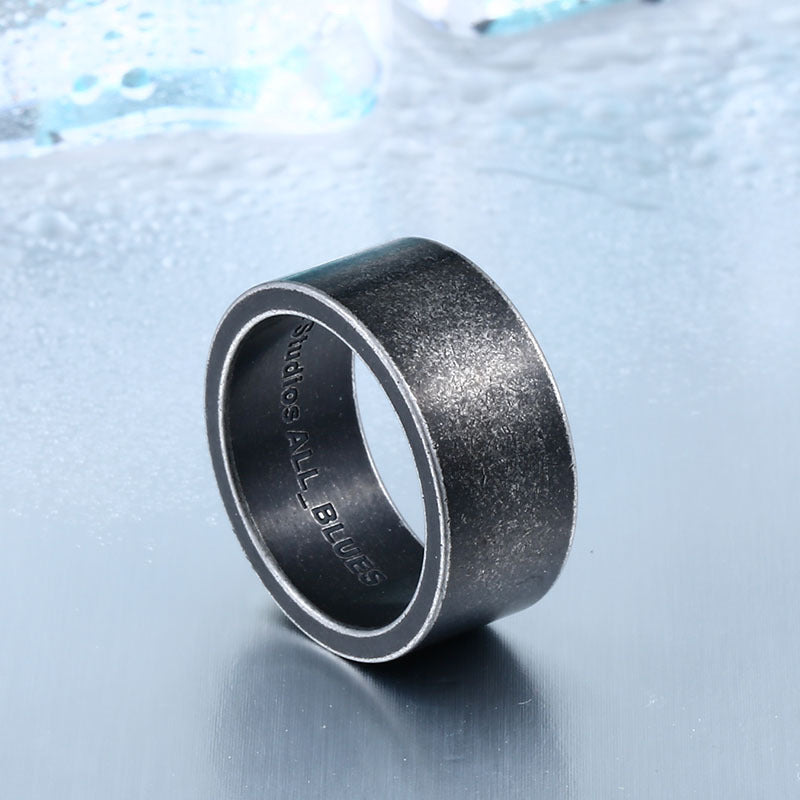 Nordic Minimalist Retro Stainless Steel Ring for Men and Women - Trendy Fashion Jewelry