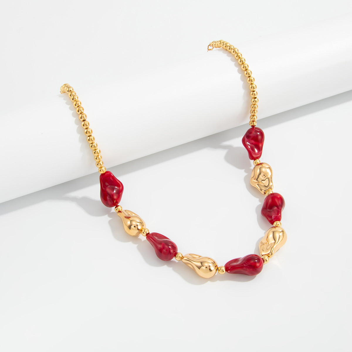French Baroque Pearl Bead Necklace