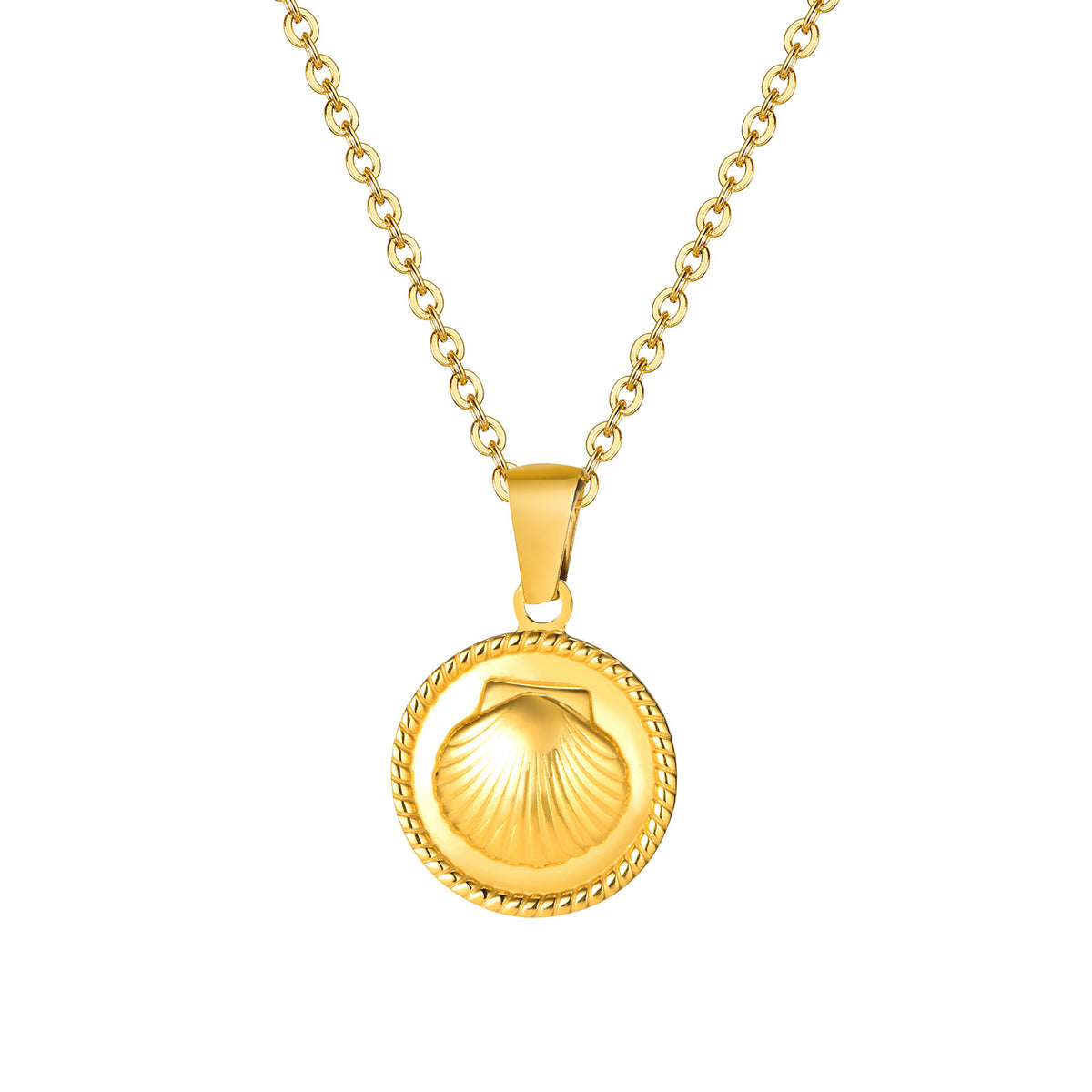 Shell Stainless Steel Necklace for Women