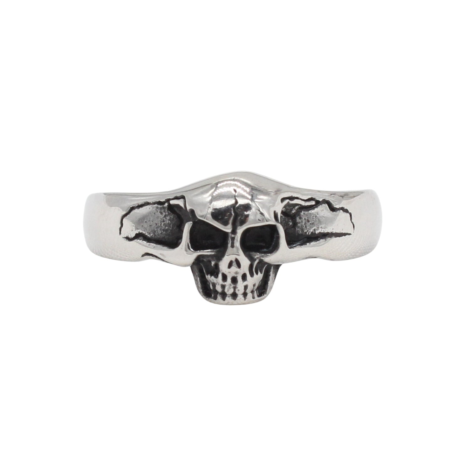 Planderful Jewelry Everyday Genie Retro Skull Steel Ring For Men An Elegant Statement
