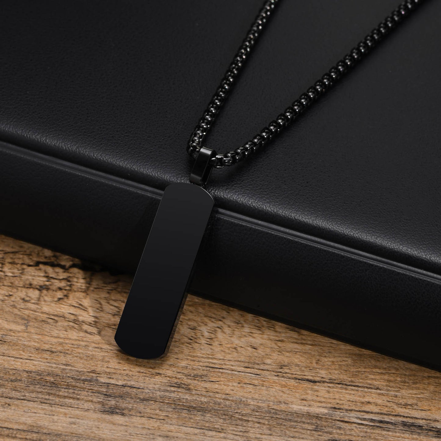 Stainless Steel Men's Pendant Simple Trendy Hip Hop Necklace