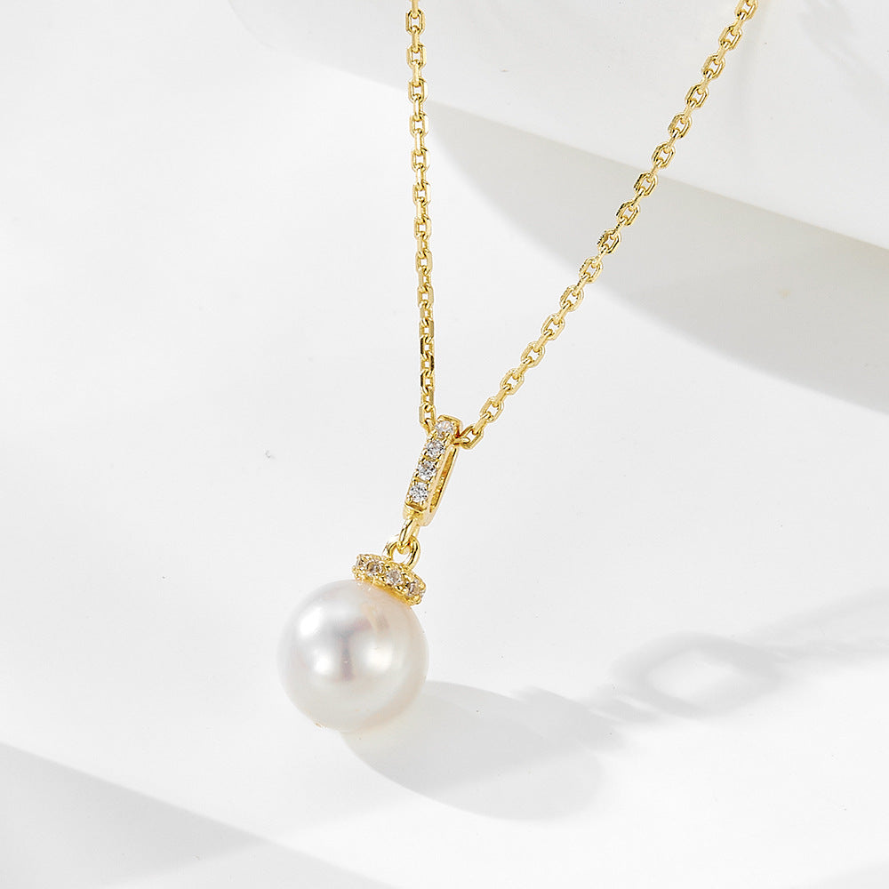 European and American Cross-border Natural Pearl Necklace Design