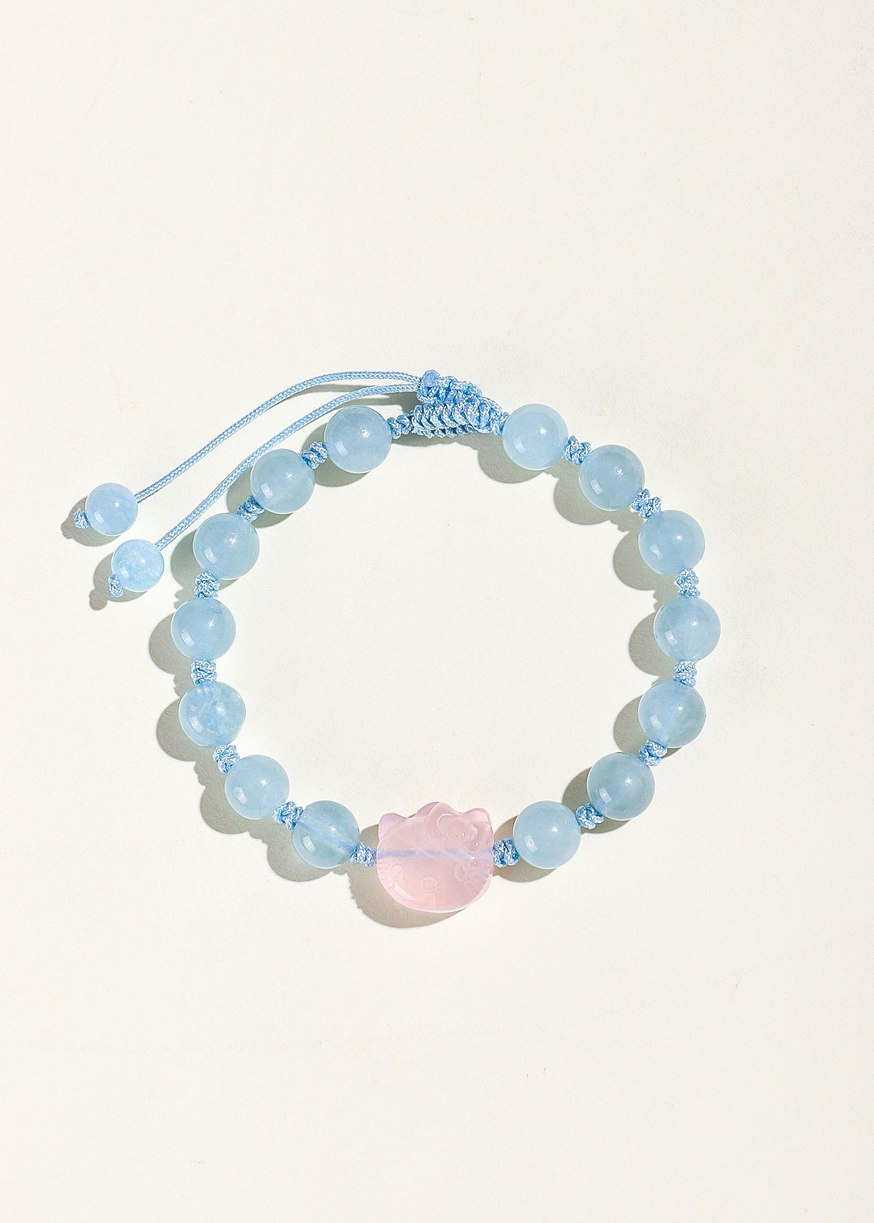 Planderful Fortune's Favor Bracelet – Fresh and Sweet Aquamarine and Pink Crystal Design