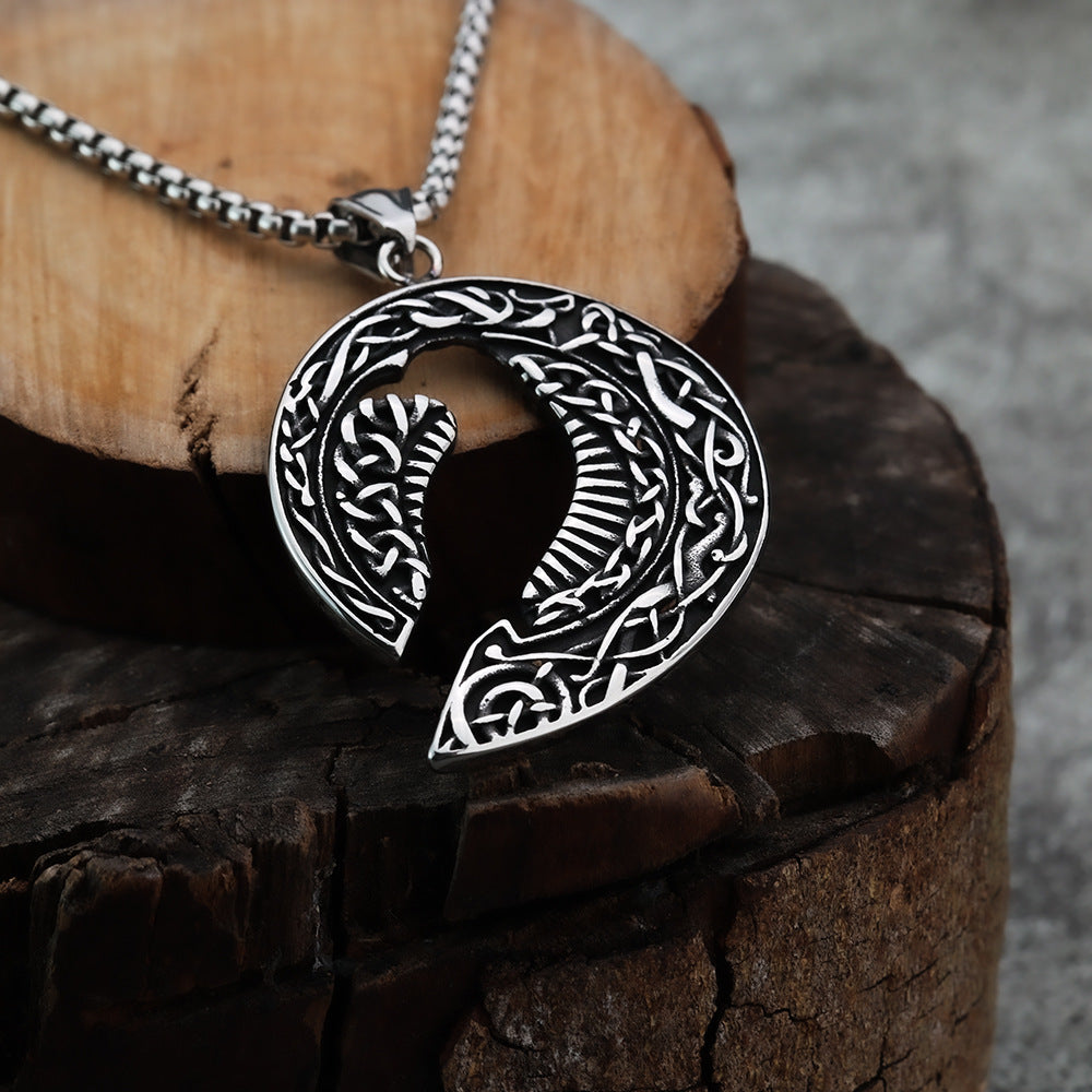 Cross-Border E-Commerce Amazon Neckwear Viking Pendant Necklace