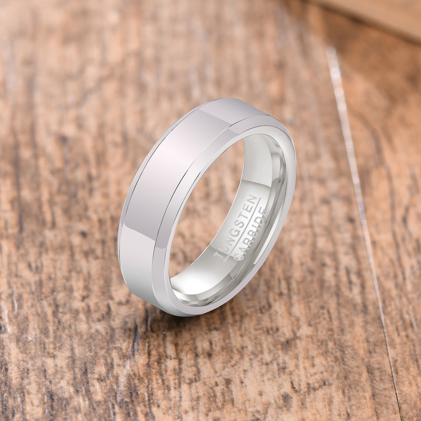 New Jewelry Wholesale Tungsten Steel Men's Ring Korean Edition