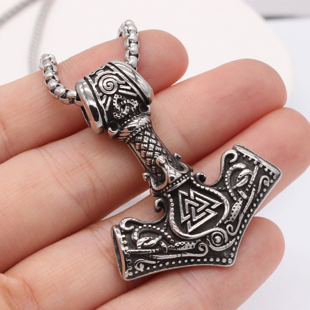 Viking Ship Anchor Pendant For Men And Women Titanium Steel Unisex Protection Charm Planderful