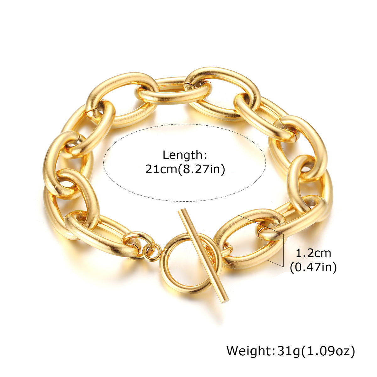 Cross Stainless Steel Bracelet