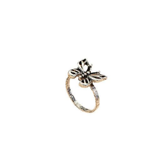Retro Butterfly Ring - Vienna Verve Handcrafted Metal Jewelry