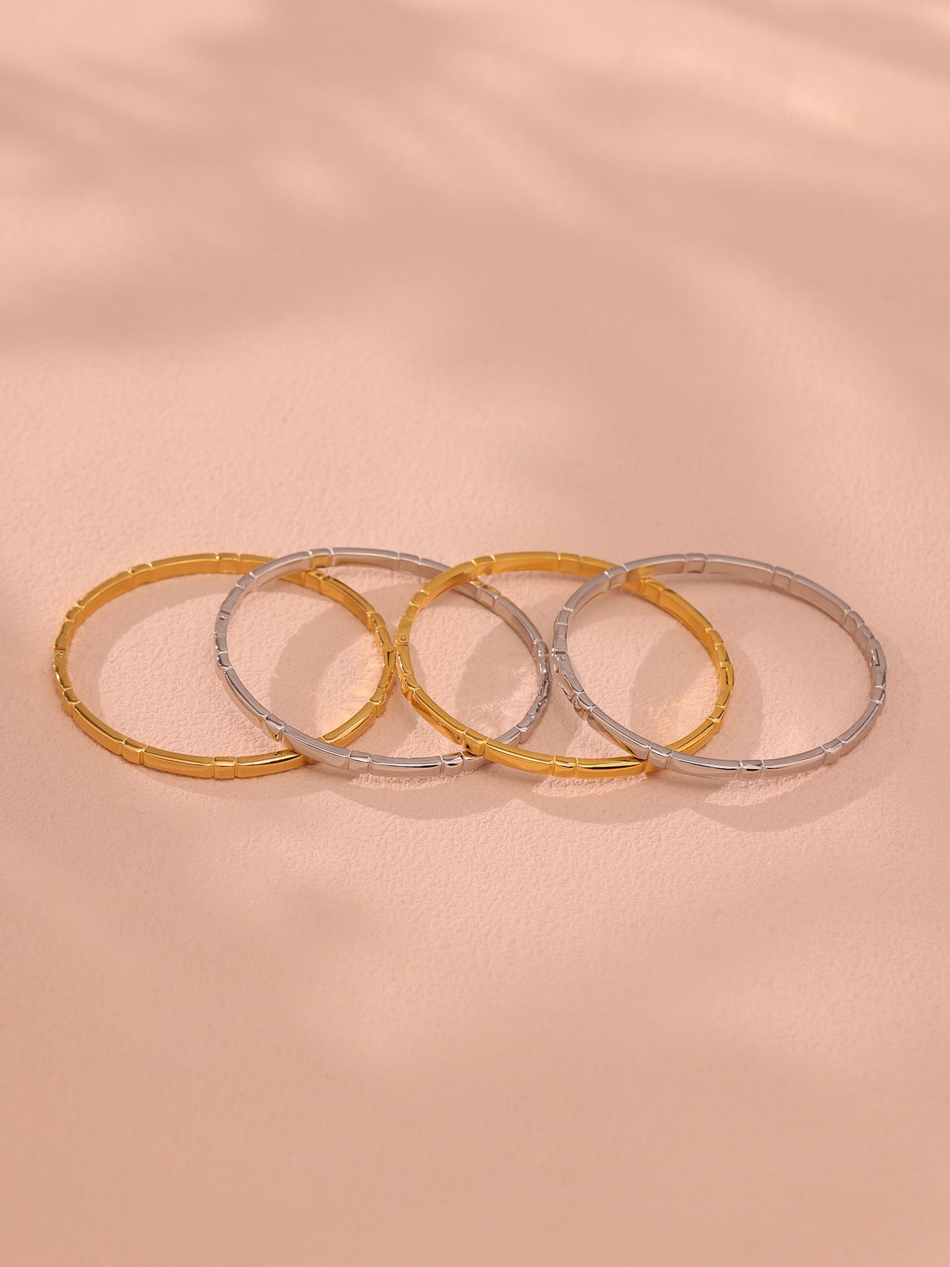 Planderful Ring Buckle Gold Tone Steel Bracelet Women