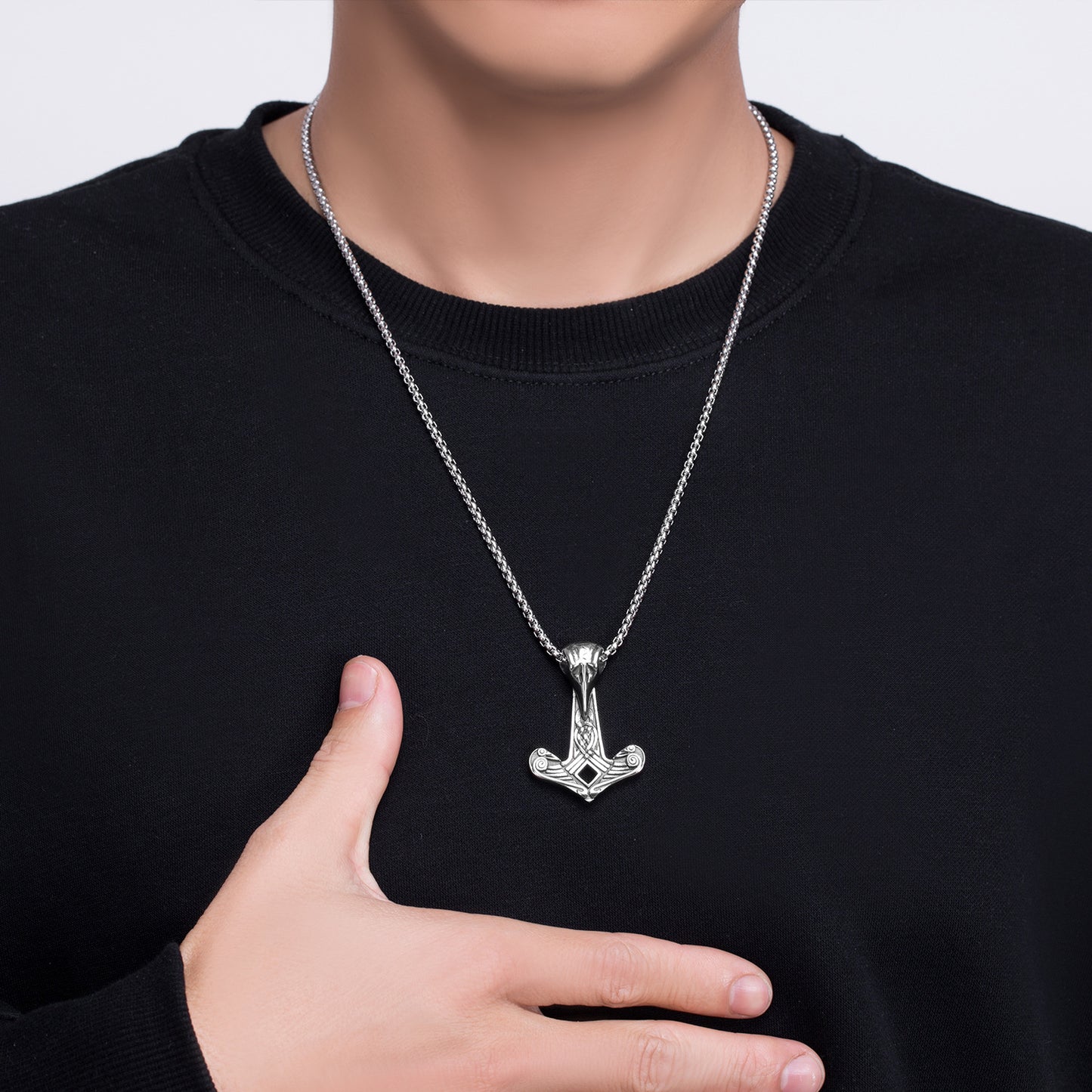 Steel Necklace - Vintage Hip Hop Totem