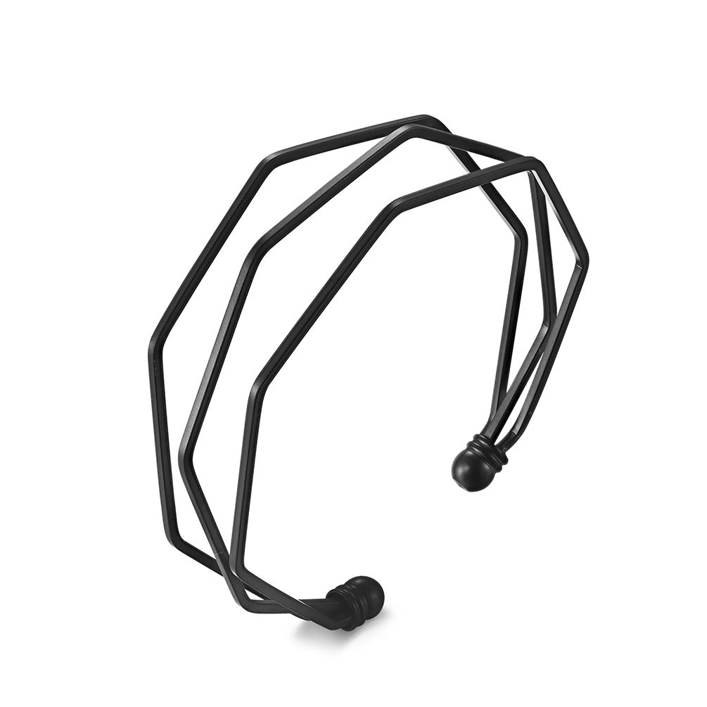Cold Minimalist Geometric Polyline Bracelet Unisex Wholesale