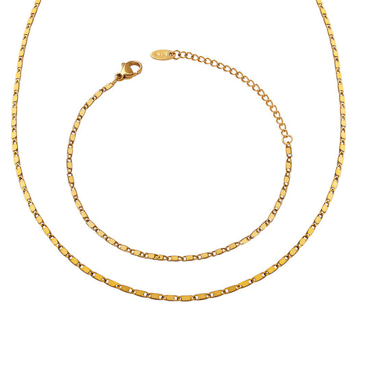 Elegant East Asian Inspired Copper Jewelry Set
