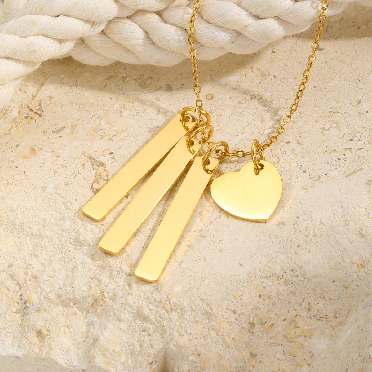 Rose Stainless Steel Necklace for Women