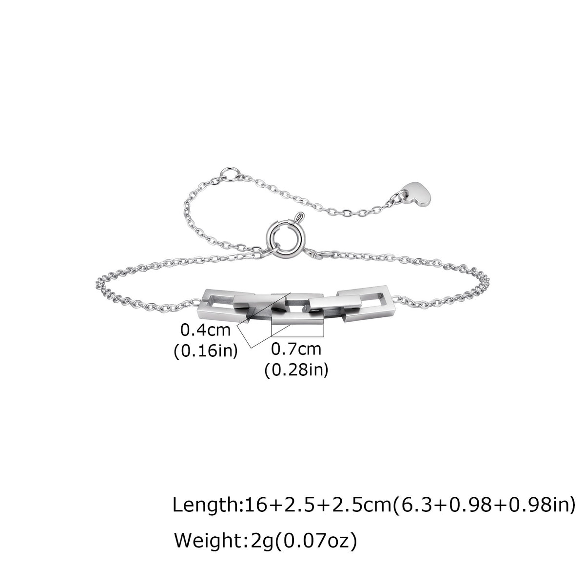Gold-Plated Stainless Steel Bracelet Unisex