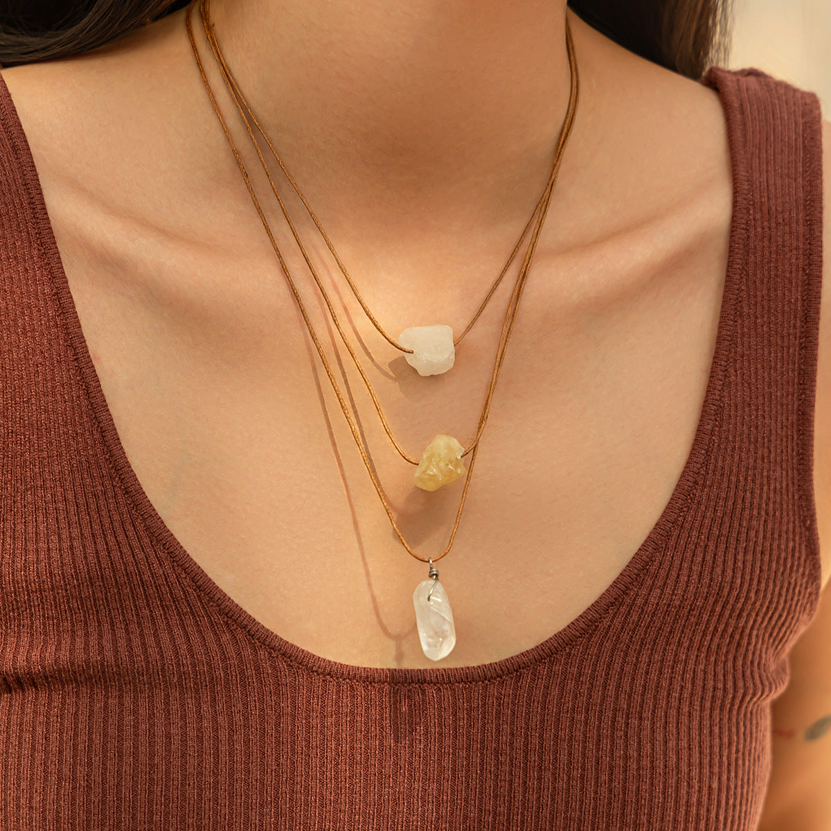 Planderful Vienna Verve Necklace – Adjustable Multi-Layer Design